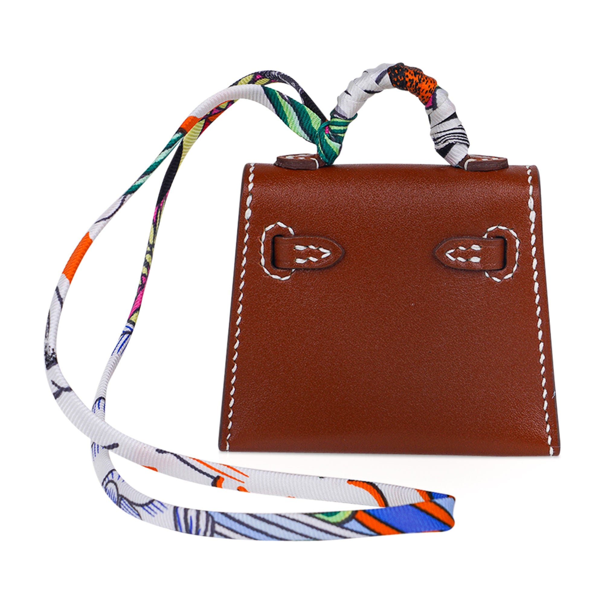 Hermes Kelly Twilly Bag Charm Fauve | Mightychic