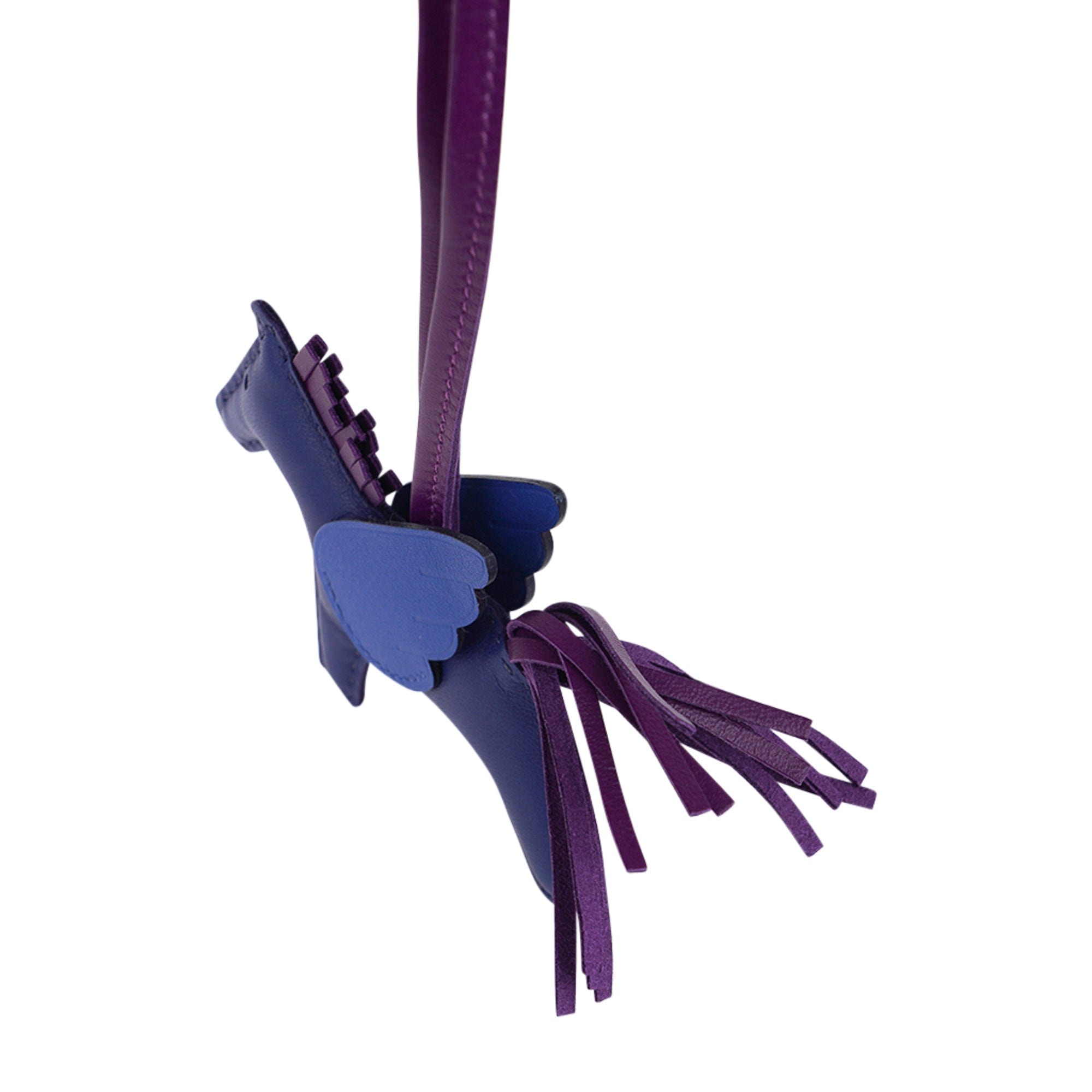 Hermes Pegase Rodeo Pegase PM Bag Charm Blue Sapphire / Blue de