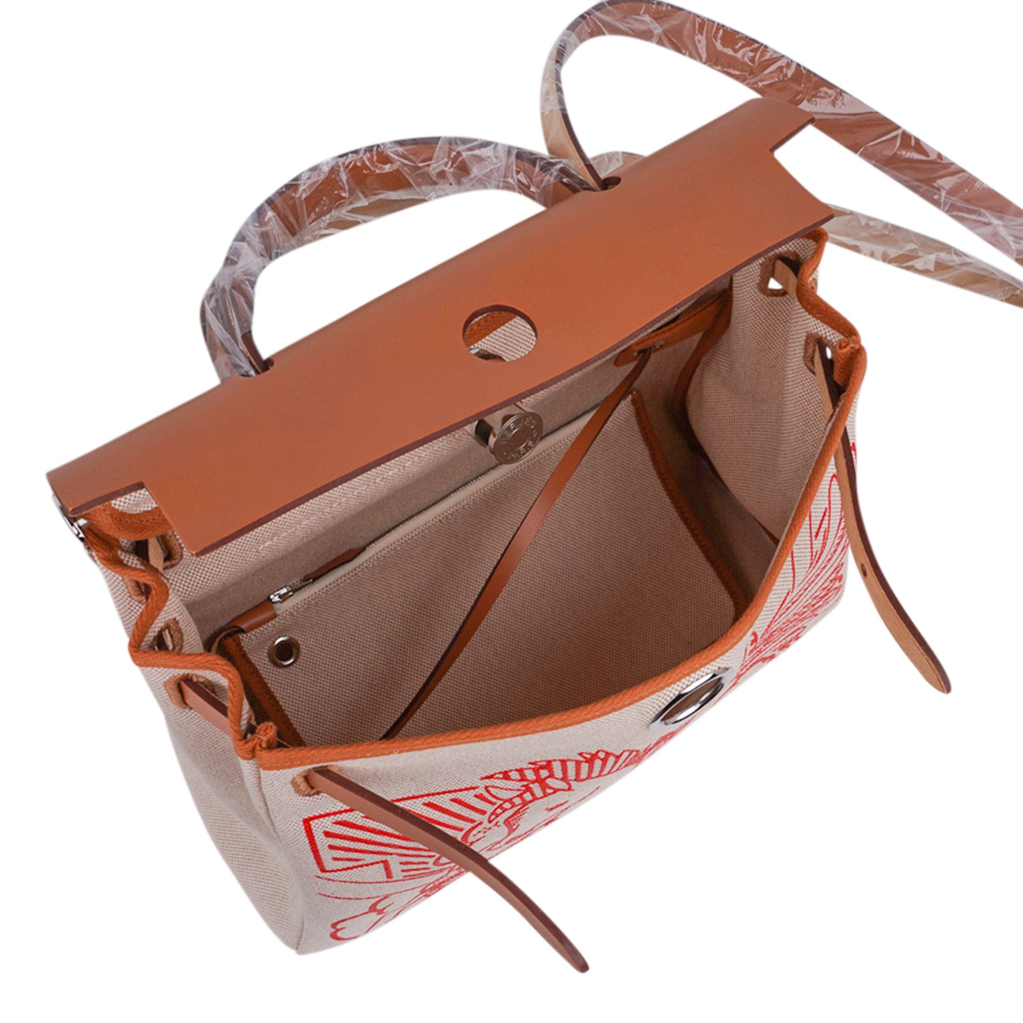 Hermes Herbag Zip Pegase Pop PM 31 Capucine Bag Limited Edition