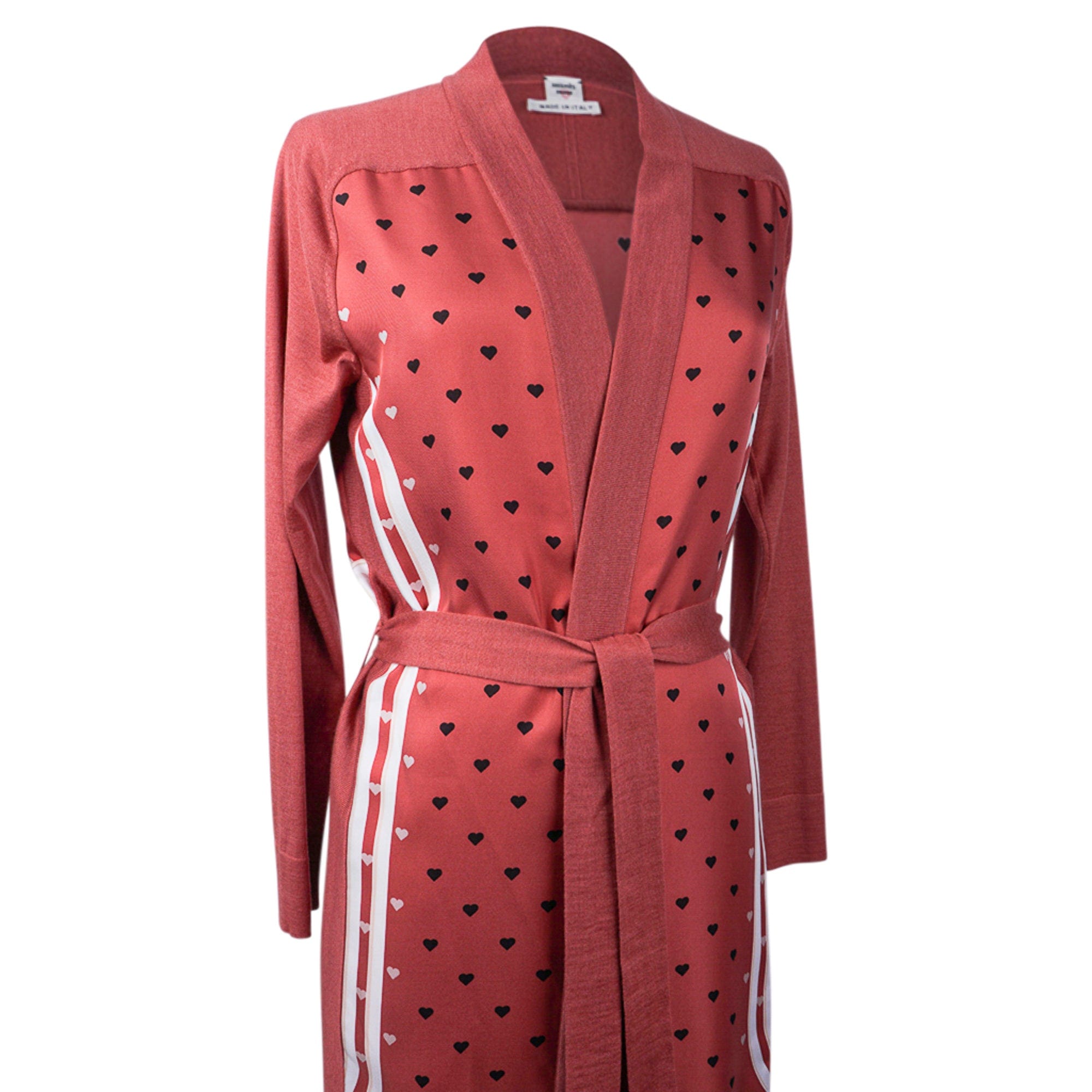 HERMES エルメス　ツイルレーヌ　ジャングルラブ　ロングカーディガン Hermes Jungle Brides de Gala Love Long Twillaine Cardigan 34 / 4