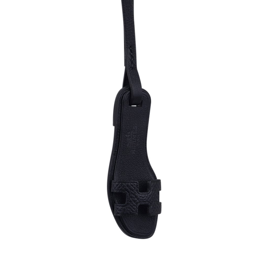 Hermes Oran Nano Bag Charm So Black | Mightychic