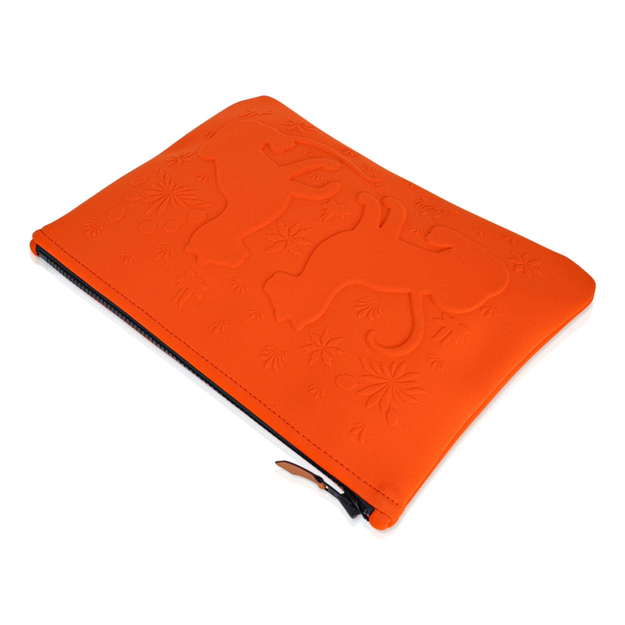 HERMES ポーチ『ネオバン-レオパード』 Hermès Neobain Les Léopards Case Orange Medium Model