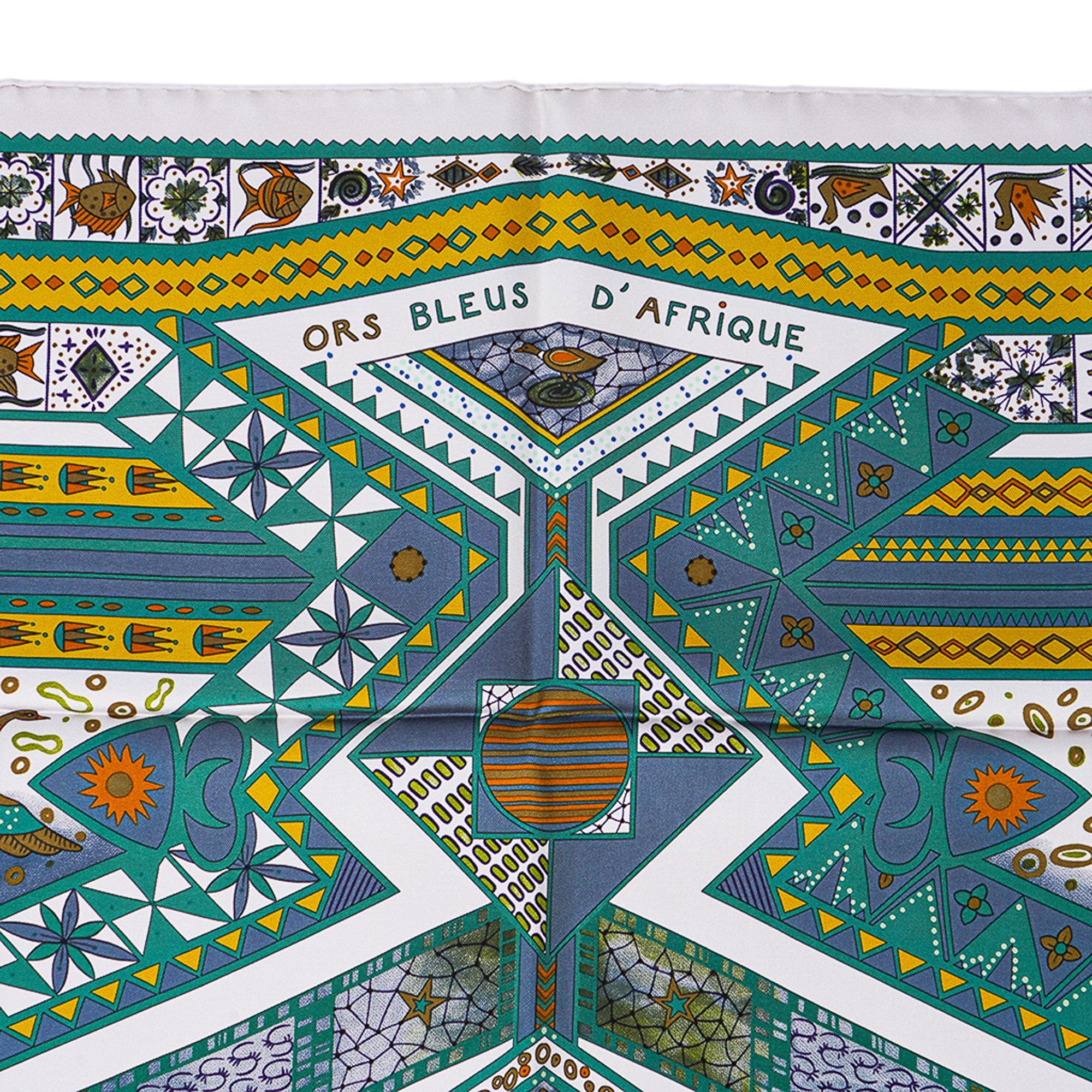 Hermès Ors Bleus d'Afrique Scarf by Zoé Pauwels | Mightychic