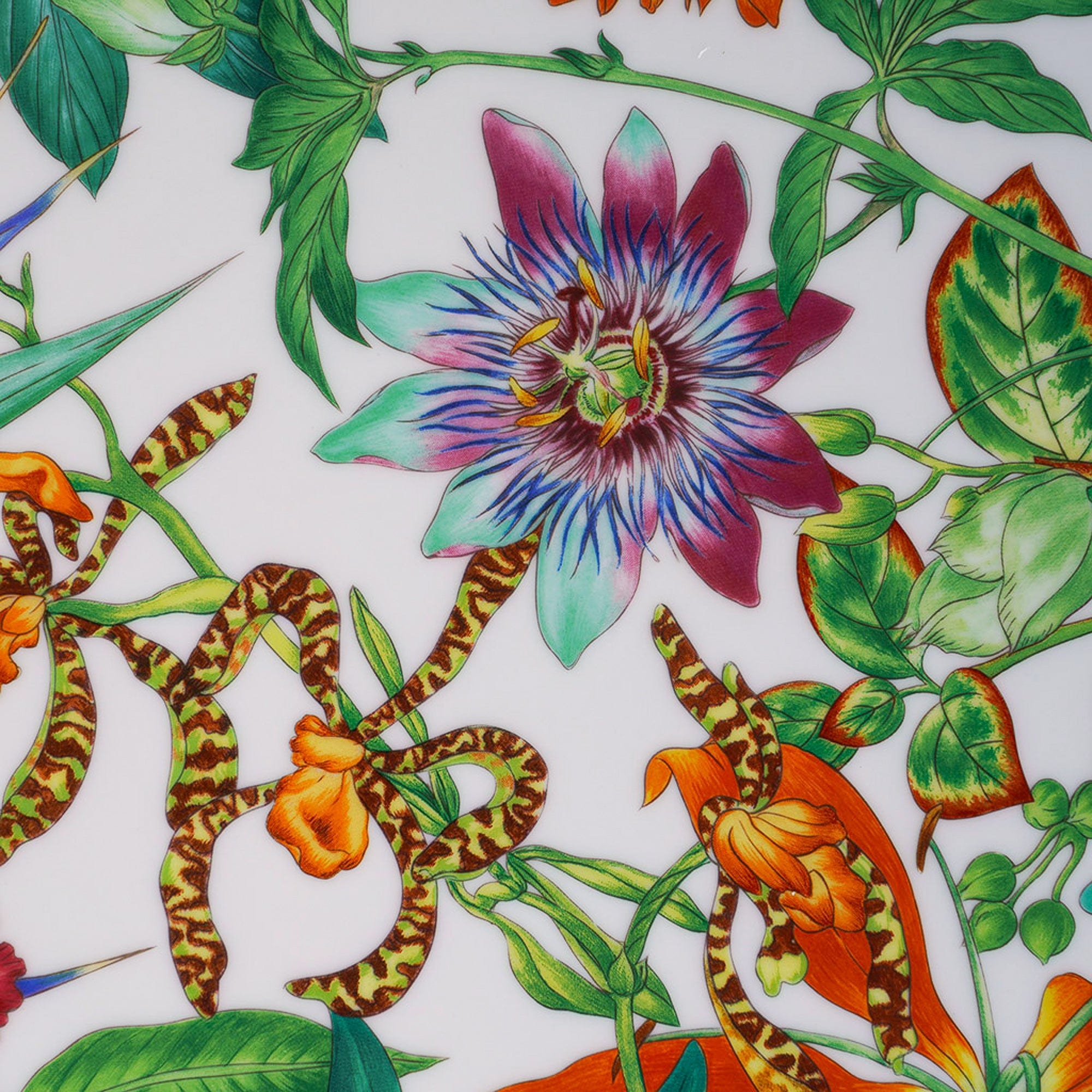 Hermes Passifolia Tart Platter New w/Box | Mightychic