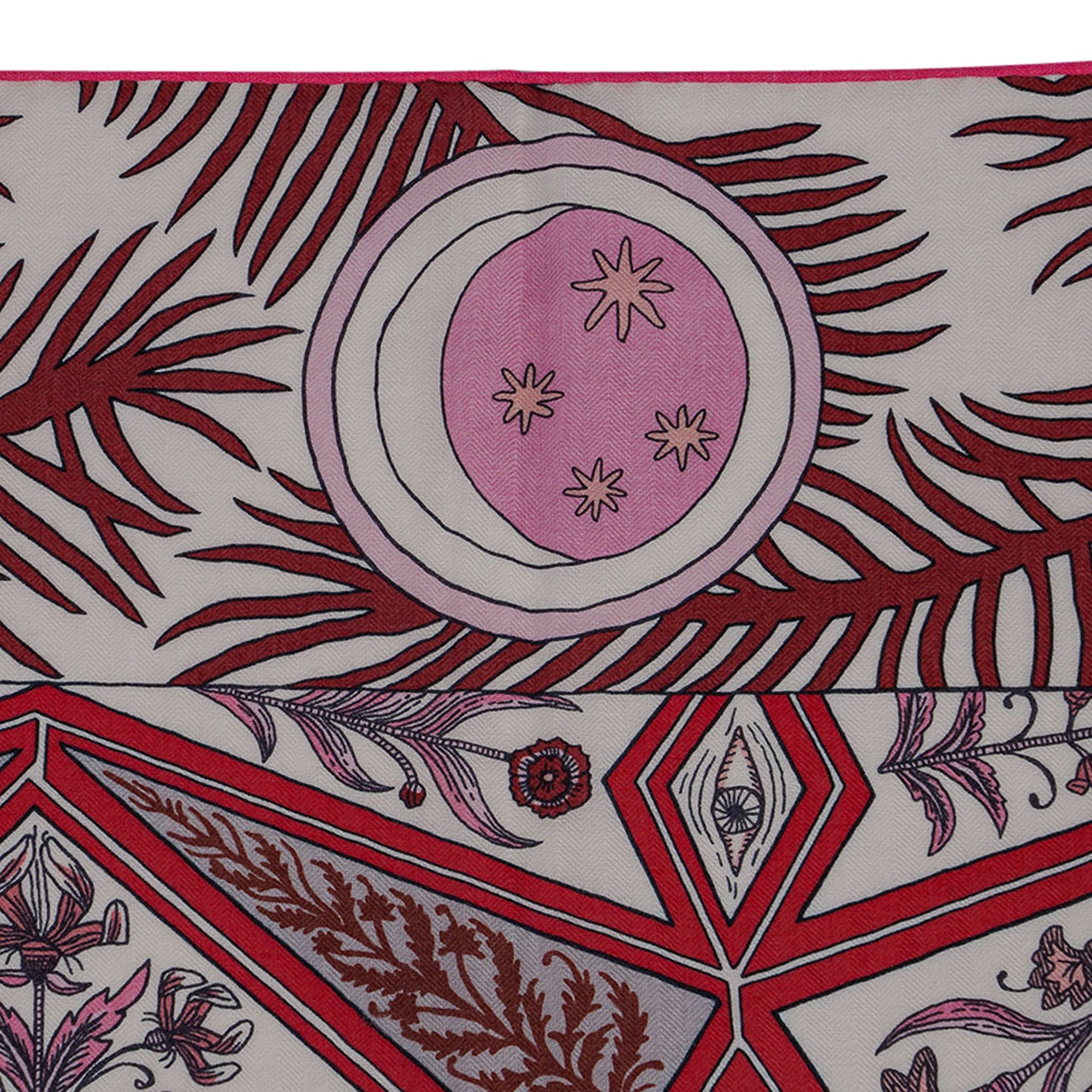 m*o様 エルメス　カレ70 サバンナのダンス　シルク100% HermesShawl La Danse des Amazones Cashmere Scarf 140 Vieux Rose