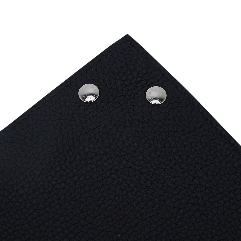 Hermes Change Tray Black Clemence Leather | Mightychic