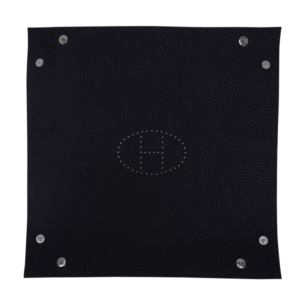 Hermes Change Tray Black Clemence Leather | Mightychic