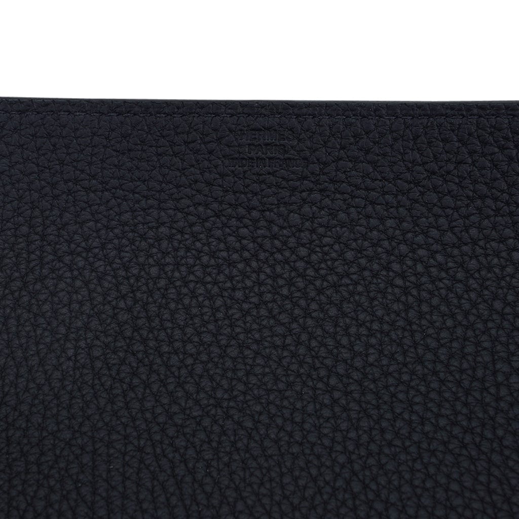 Hermes Change Tray Black Clemence Leather | Mightychic