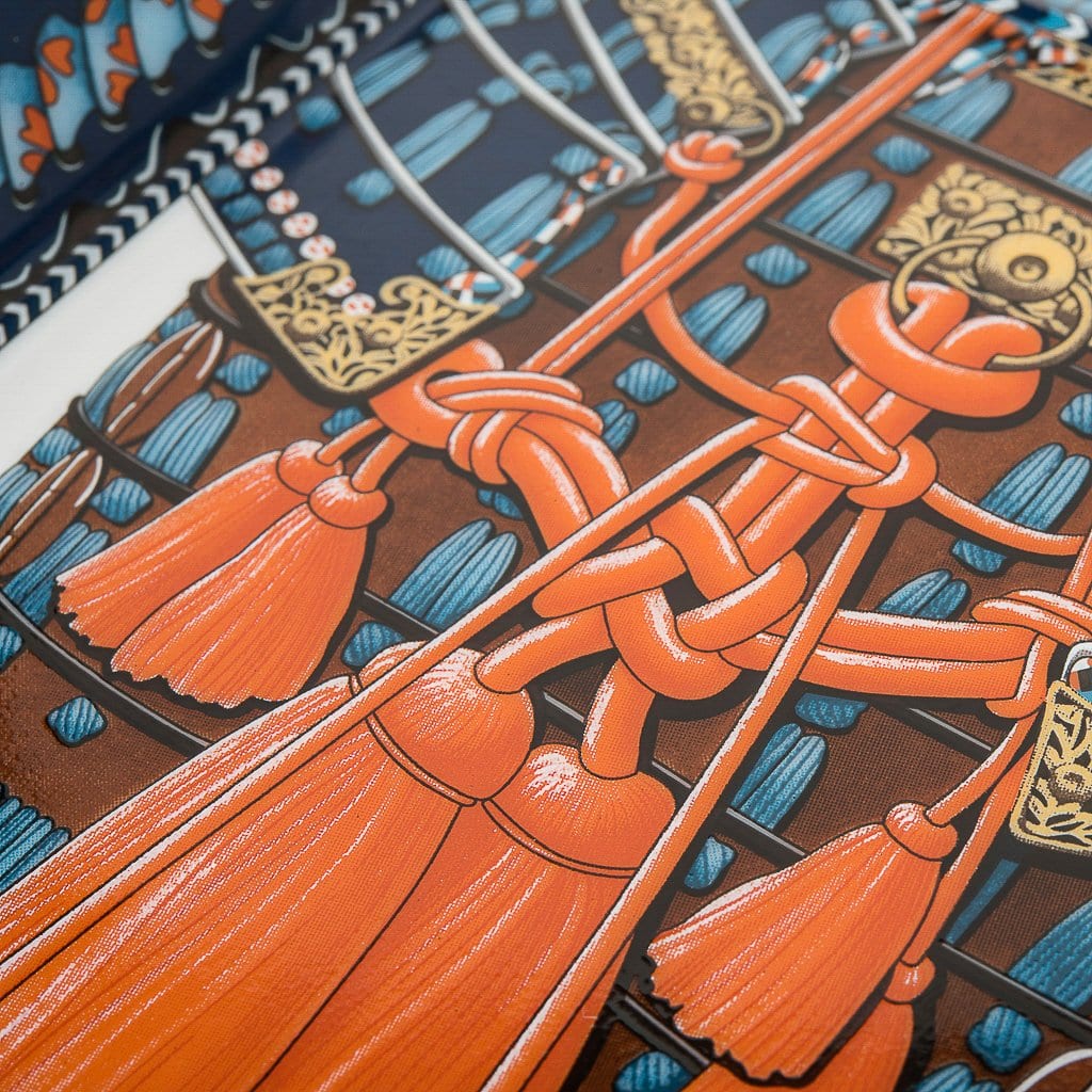 Hermes Change Tray Parures de Samourais Suit of Armor Porcelain