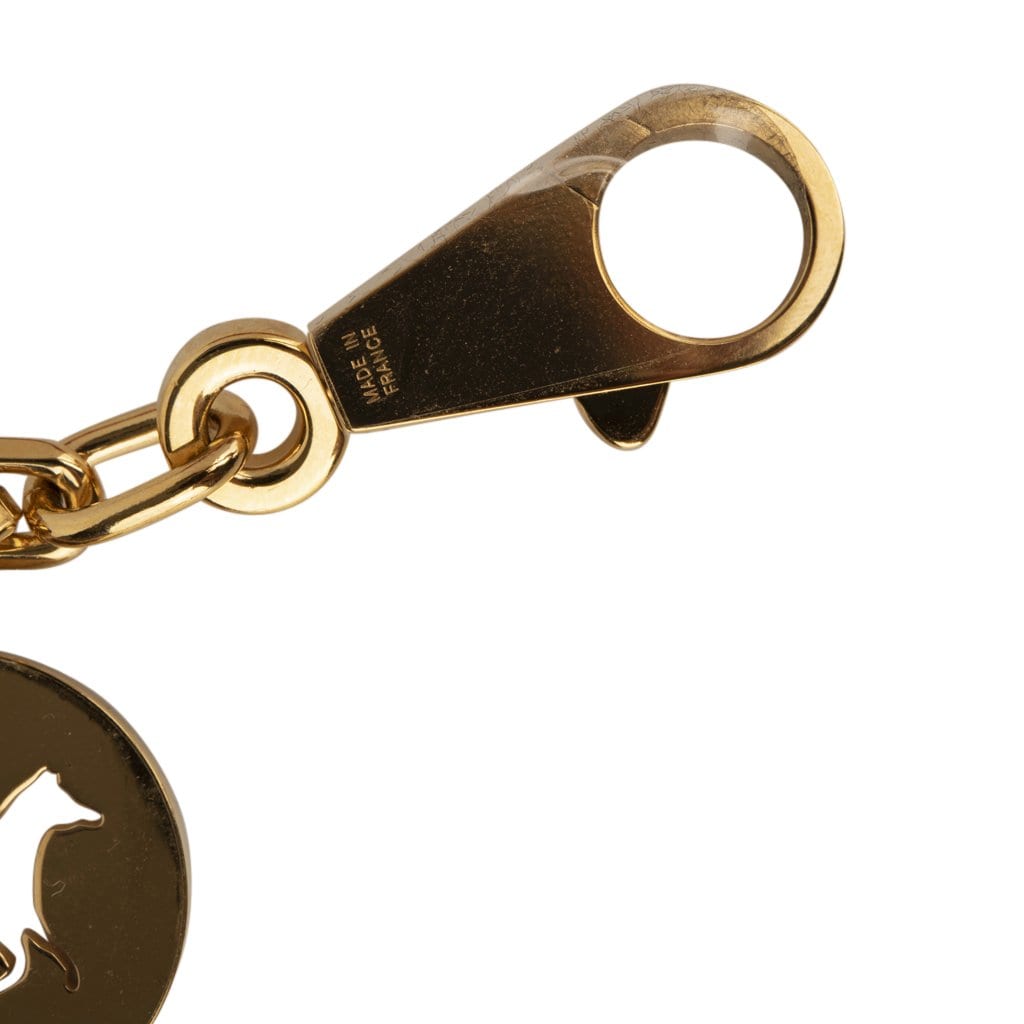 Hermes Limited Edition Breloque Olga Bag Charm in Gold | Mightychic
