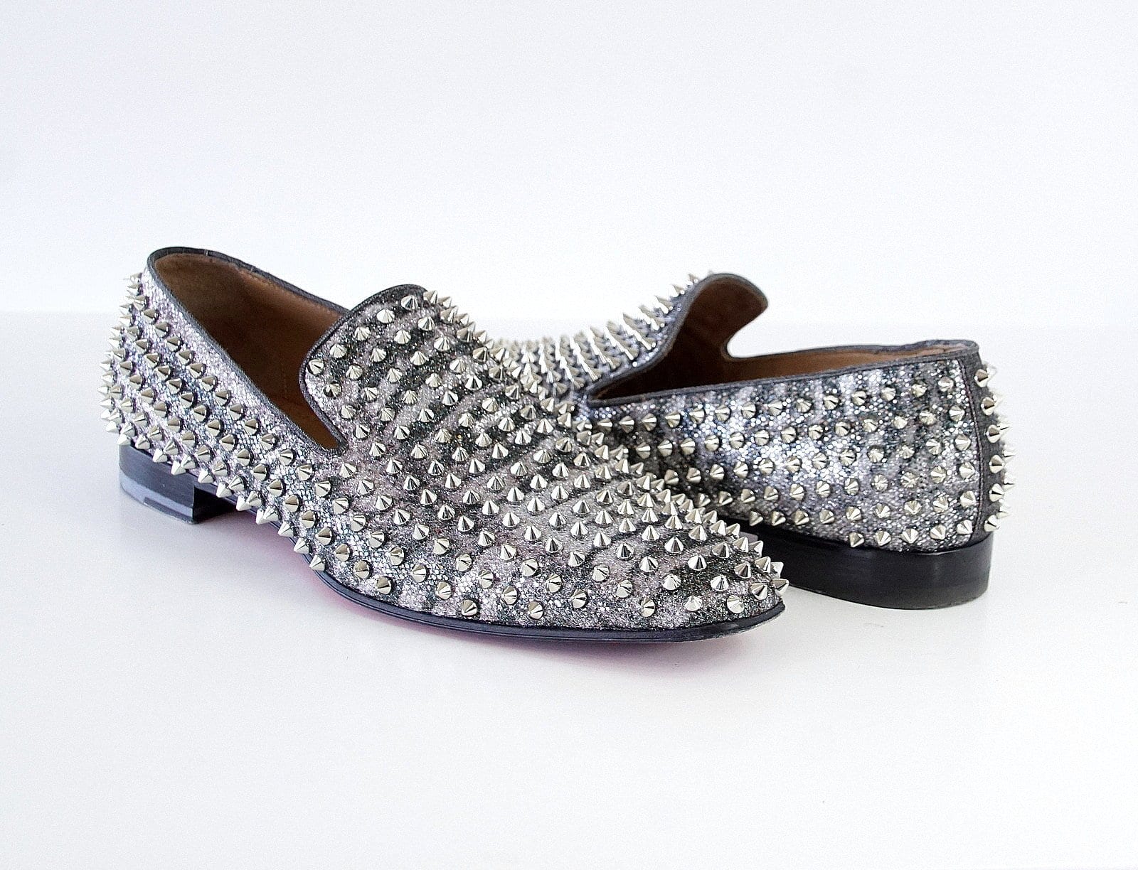 Christian Louboutin Men's Dandelion Spikes Glitter Sirene 42.5