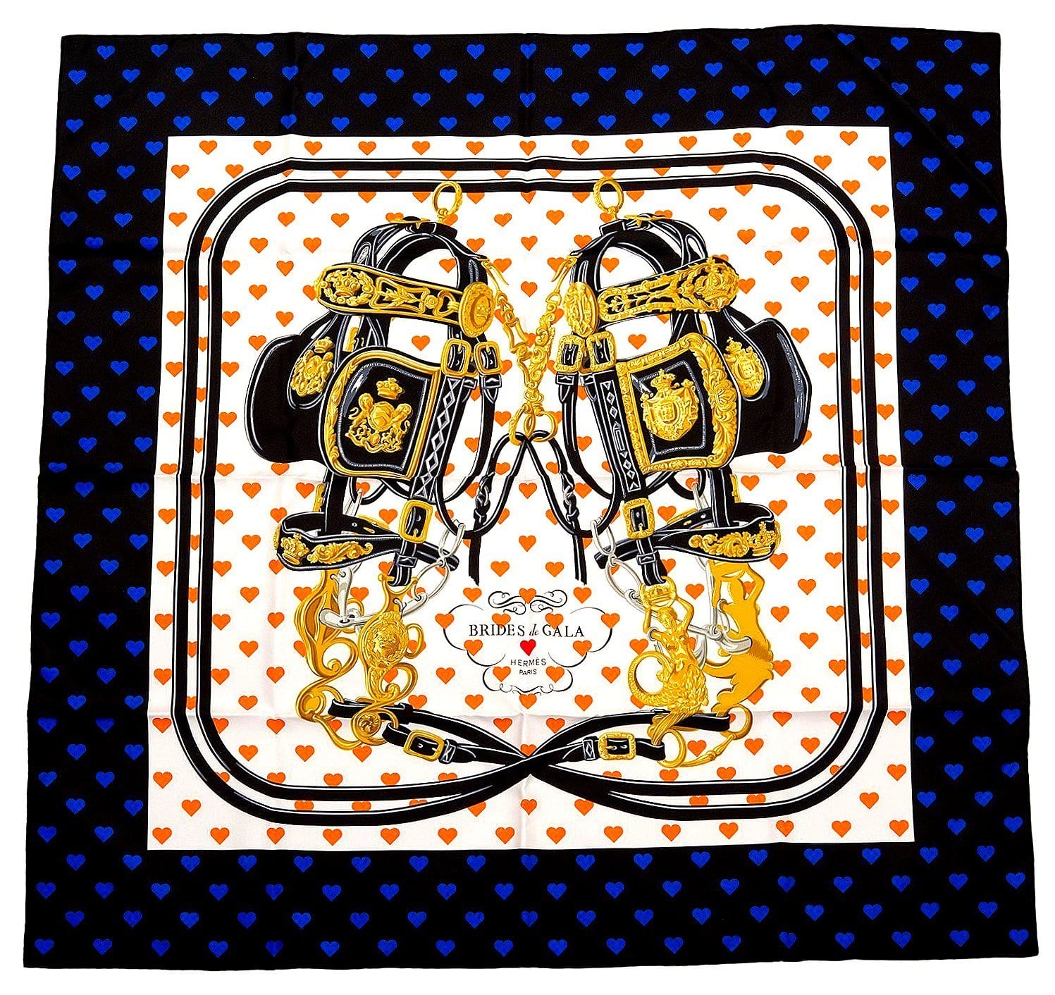 エルメス スカーフ カレ90 BRIDES de GALA HERMES Hermes Limited Edition Scarf 90 Brides de Gala Love Silk Carre