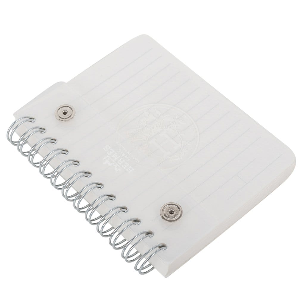 Hermes Ulysse Mini Notebook Jaune Poussin with Lined Notebook
