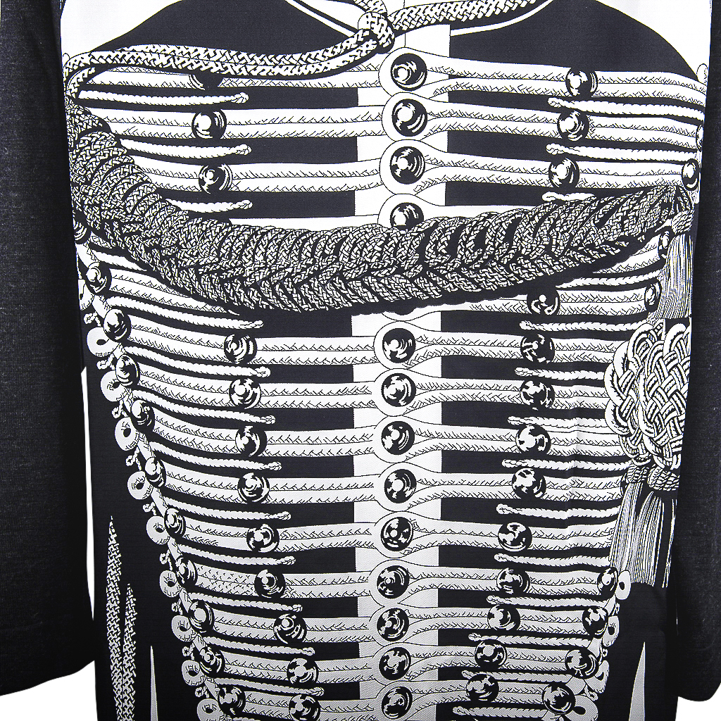 Hermès Brandebourgs Encadré Long Cardigan Silk Cashmere | Mightychic