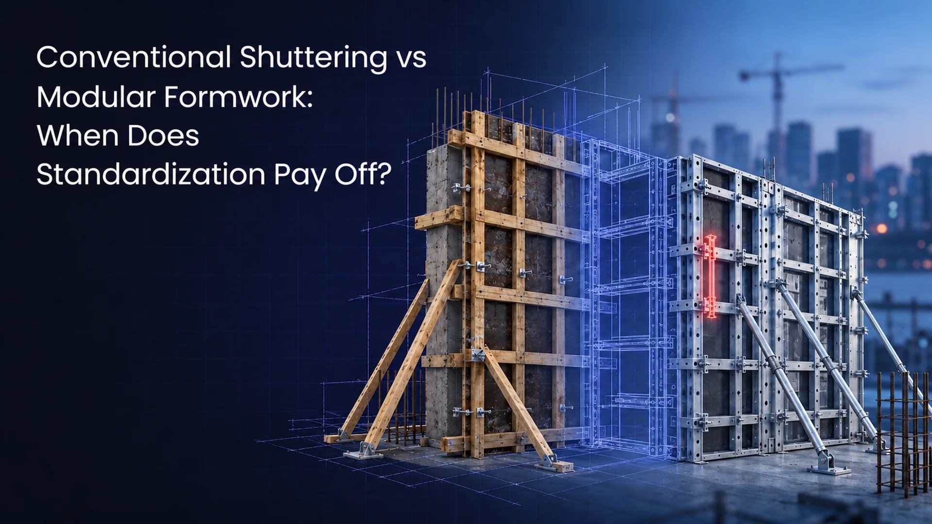 Conventional Shuttering vs Modular Formwork: When Does Standardization Pay Off?