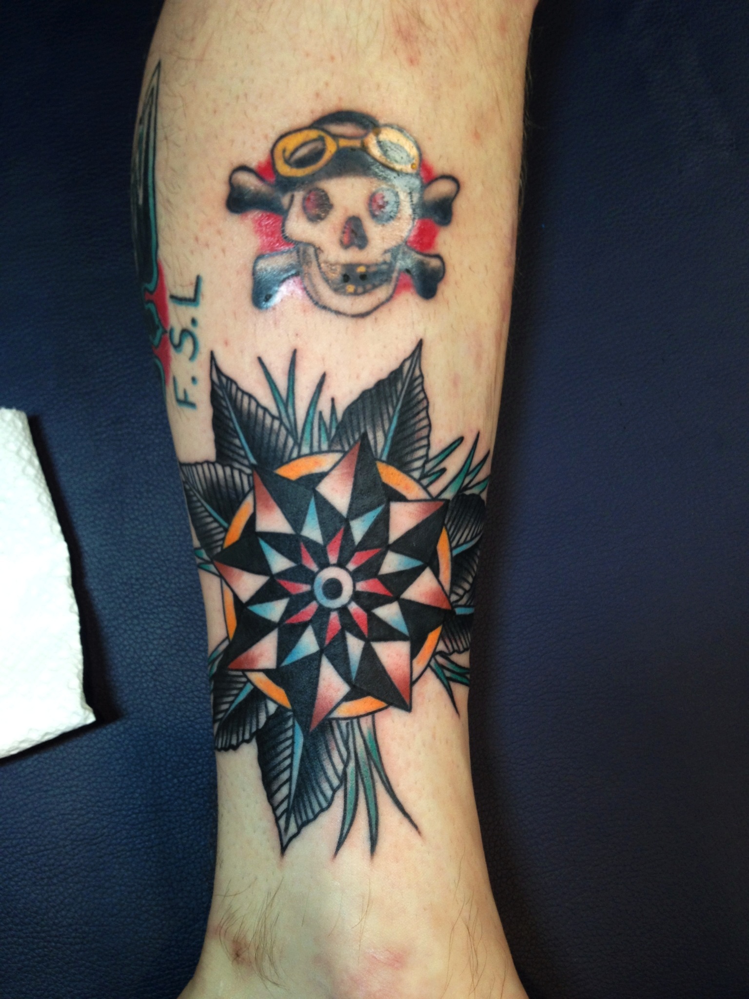 Traditional Tattoo Knock Knock The Devil