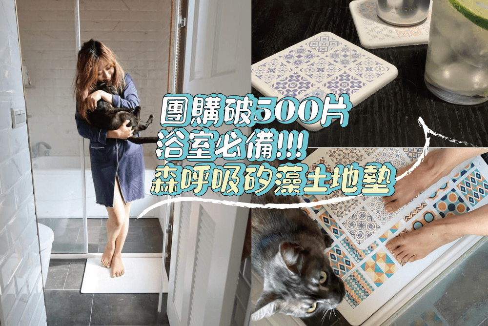 【限時團購】團購破500片 浴室鞋櫃必備森呼吸矽藻土地墊 台灣製超好用！吸水又乾爽