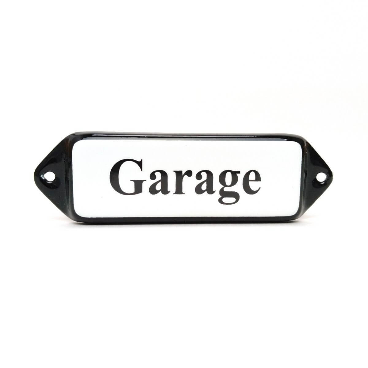 Emaille tekstbord Garage