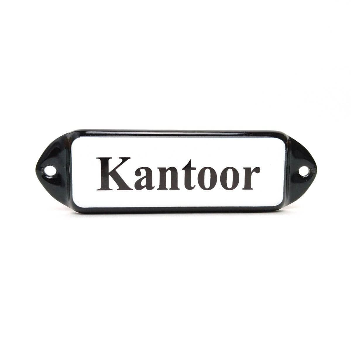 Emaille tekstbord Kantoor