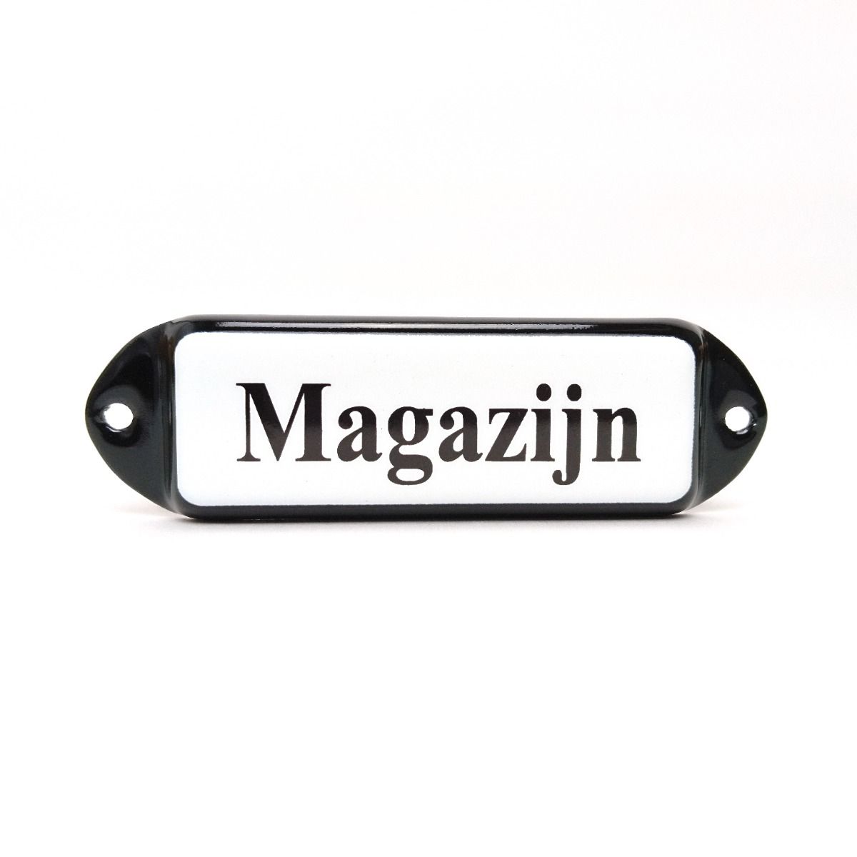 Emaille tekstbord Magazijn