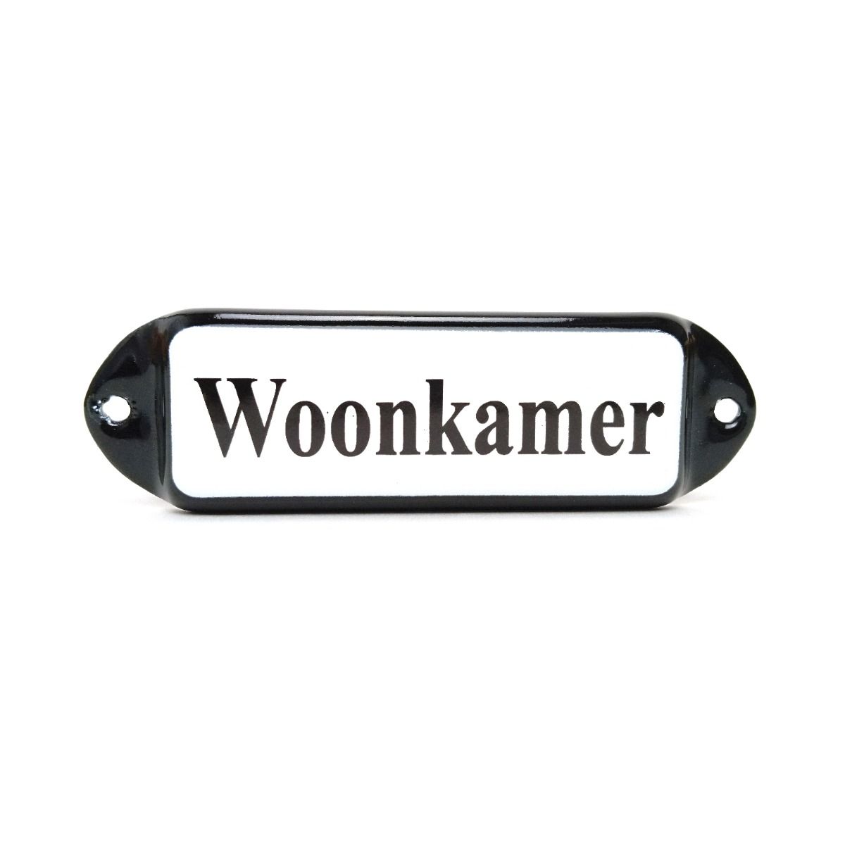 Emaille tekstbord Woonkamer