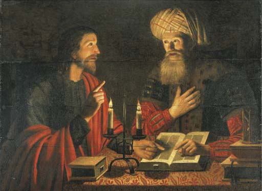 Uudestisyntyminen Jeesus ja Nikodemos