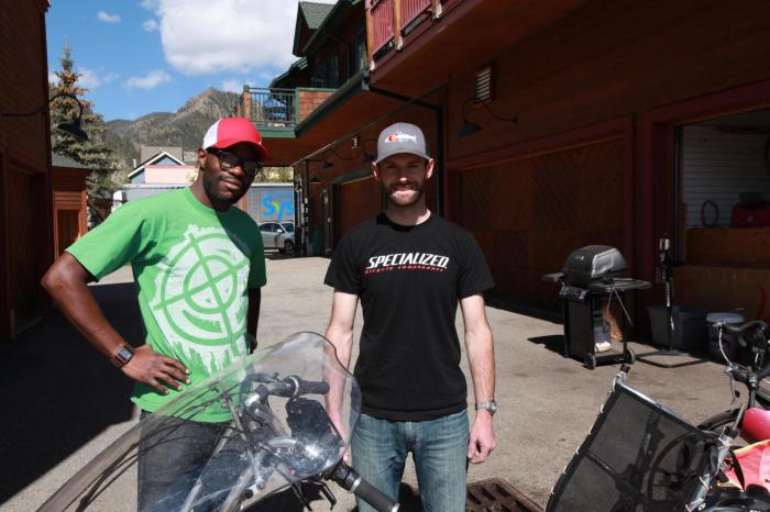 Bergin & Robbie of Wilderness Sports --Frisco, CO