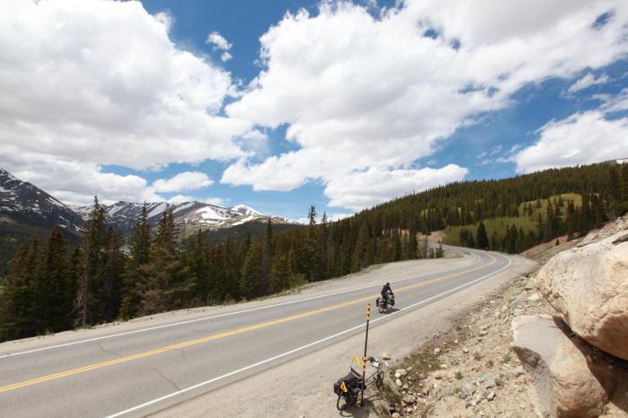 The final few miles up to Hoosier Pass.
