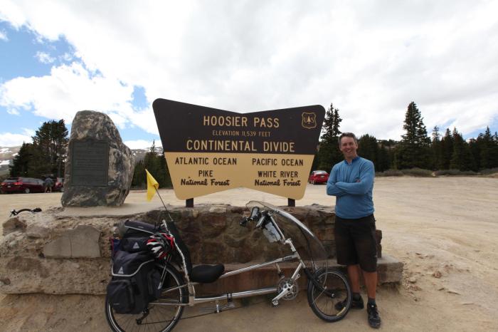 Mike & Persephone at Hoosier Pass.