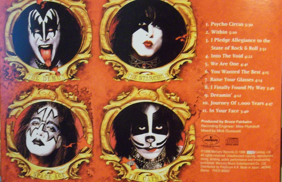 REVIEW: KISS – Psycho Circus (1998, Japanese and Australian
