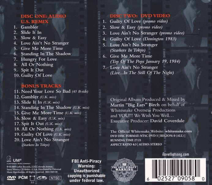 REVIEW: Whitesnake – Slide It In (1984 UK, US edition, 25th