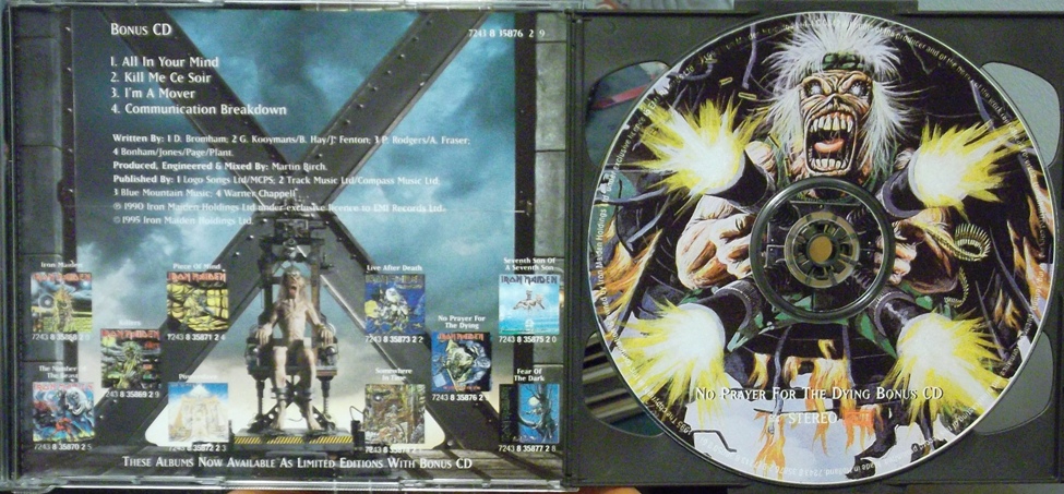 REVIEW: Iron Maiden – No Prayer For the Dying (1990, 1996 bonus