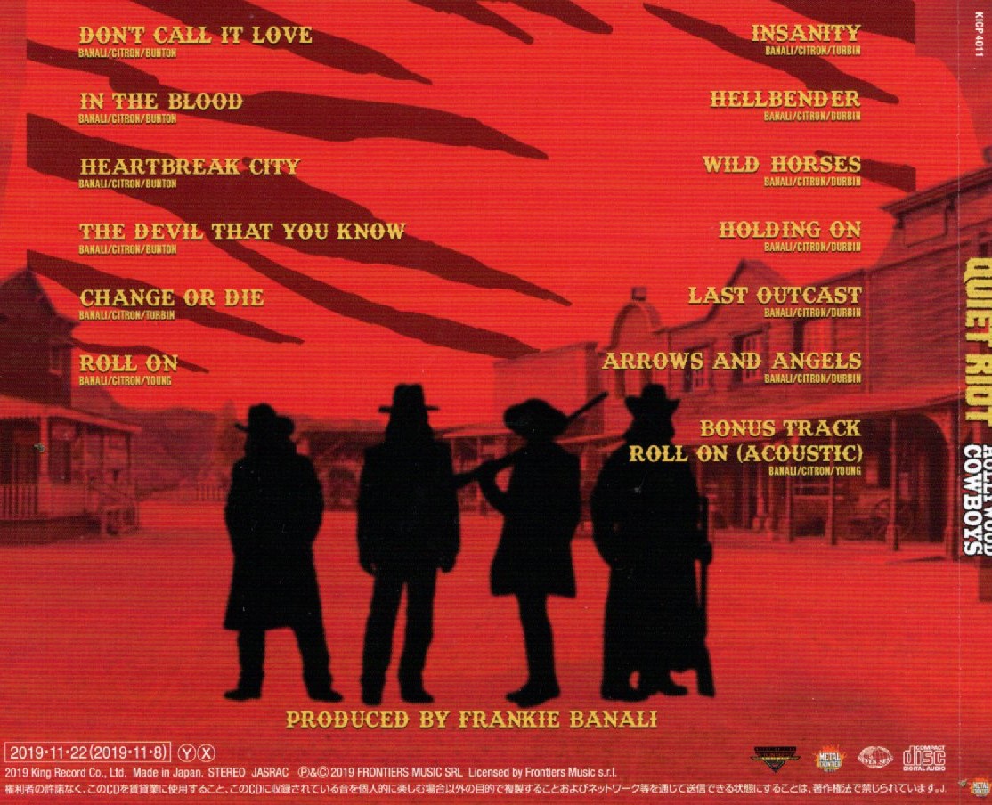 REVIEW: Quiet Riot – Hollywood Cowboys (2020 Japanese import