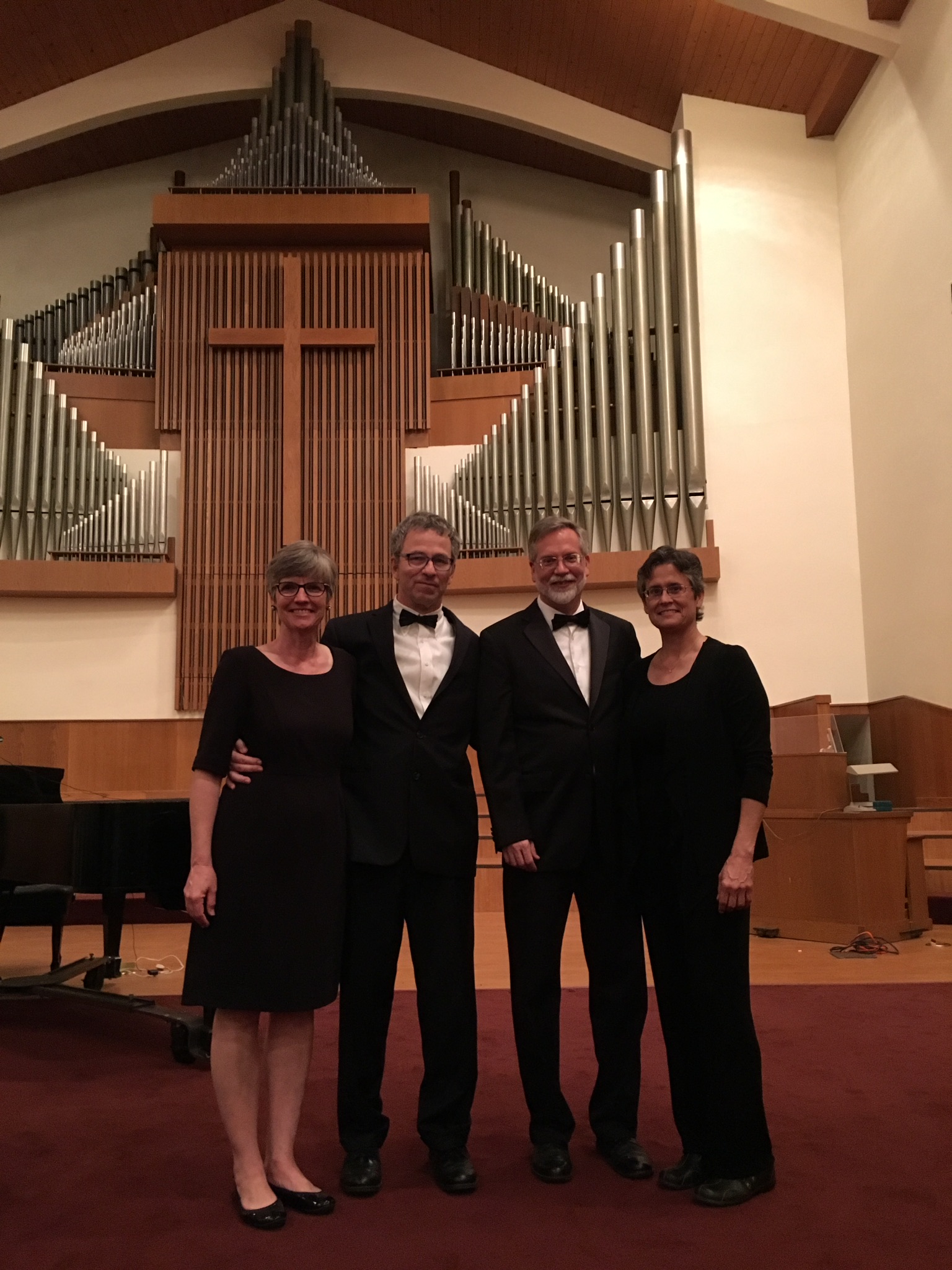 After the Choral Union concert of Brahms' Requiem