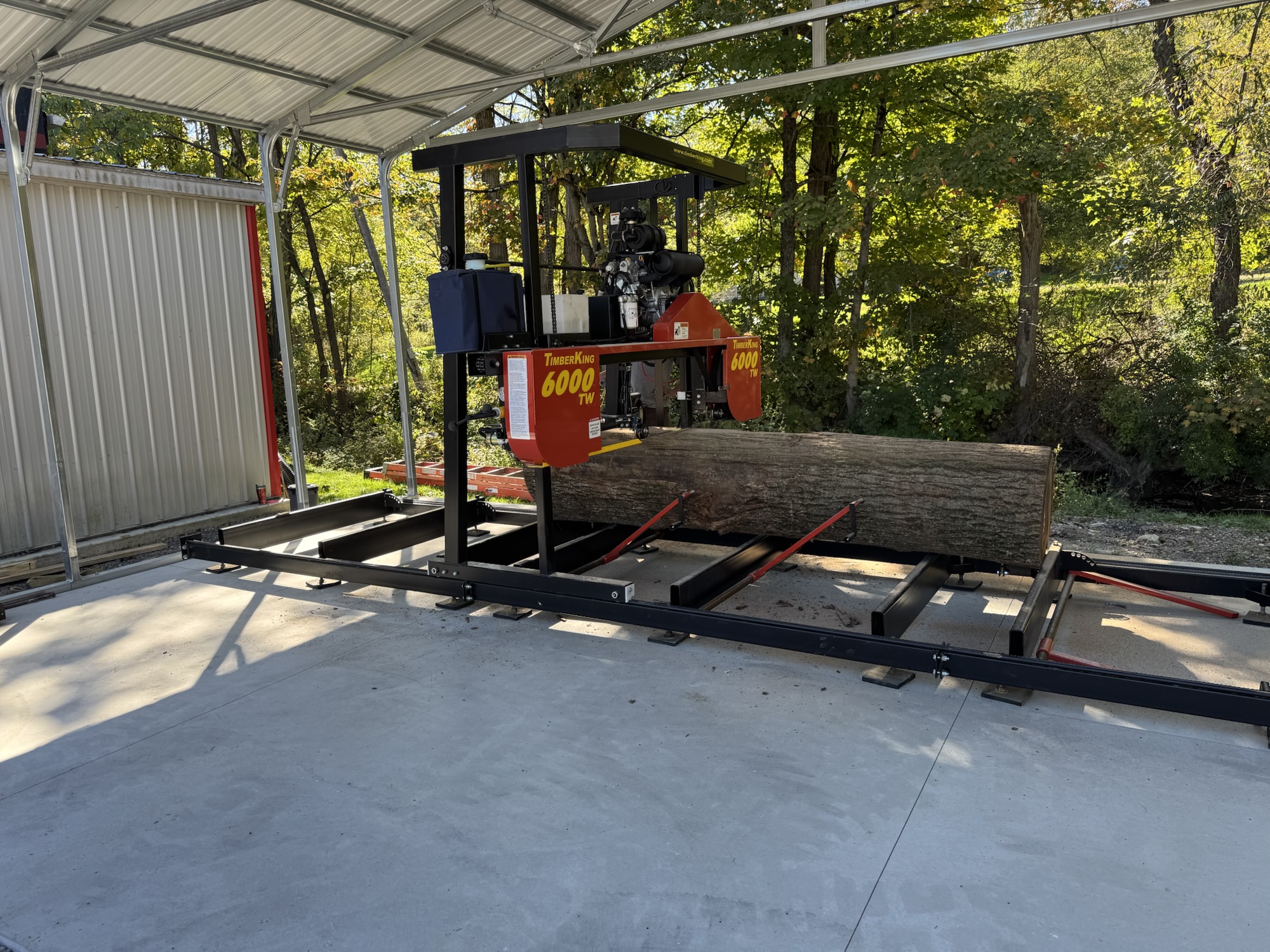 TimberKing 6000 set up and operating in Pennsylvania