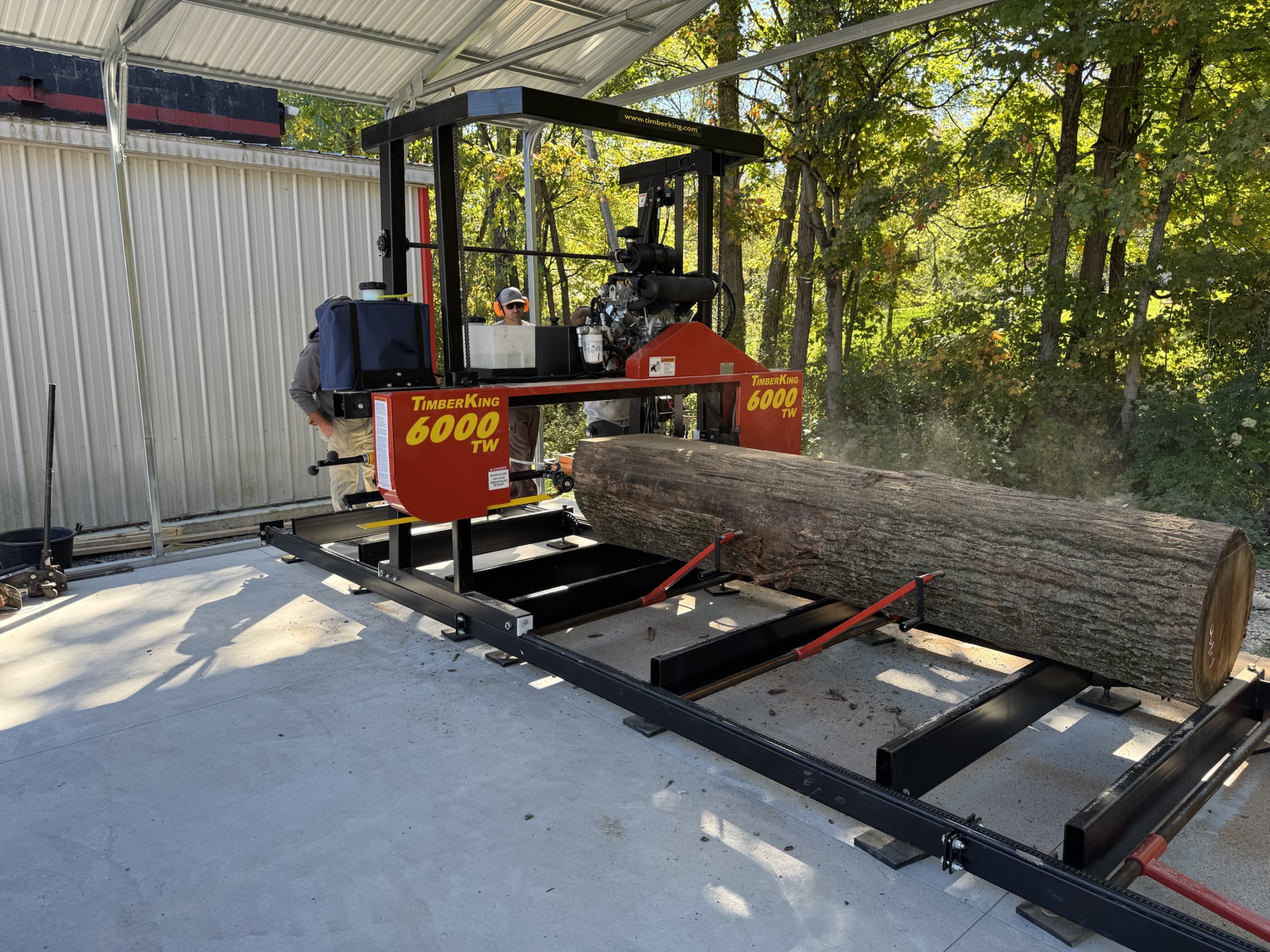 TimberKing 6000 set up and operating in Pennsylvania