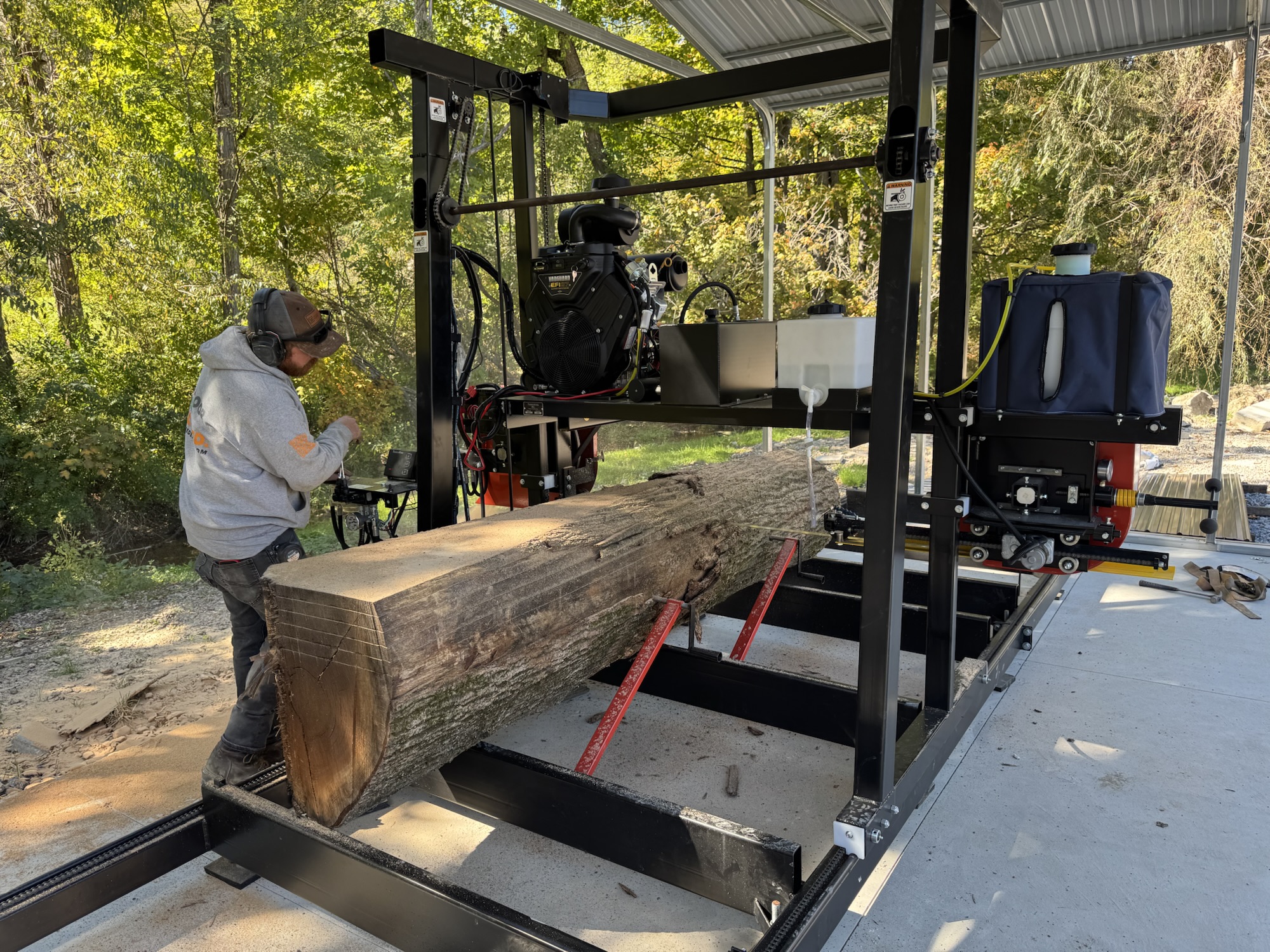 TimberKing 6000 set up and operating in Pennsylvania