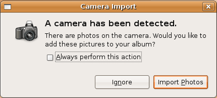 Ubuntu picture import