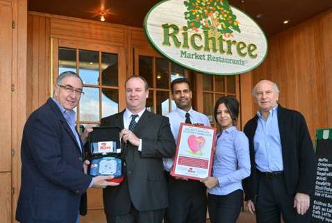 A New Mikey AED placed at Richtree