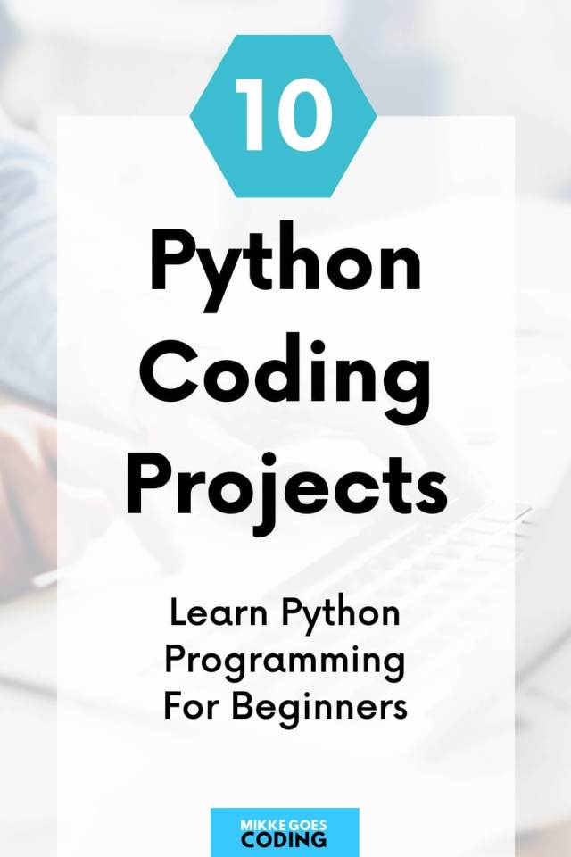 Python coding projects for beginners