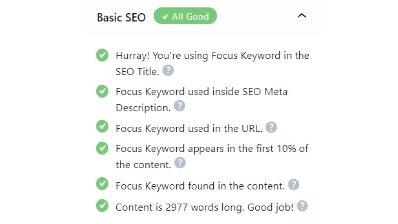 Hướng dẫn sử dụng Rank Math SEO chi tiết cài đặt từng bước 2022 31 Gợi ý Basic SEO trong Rank Math SEO