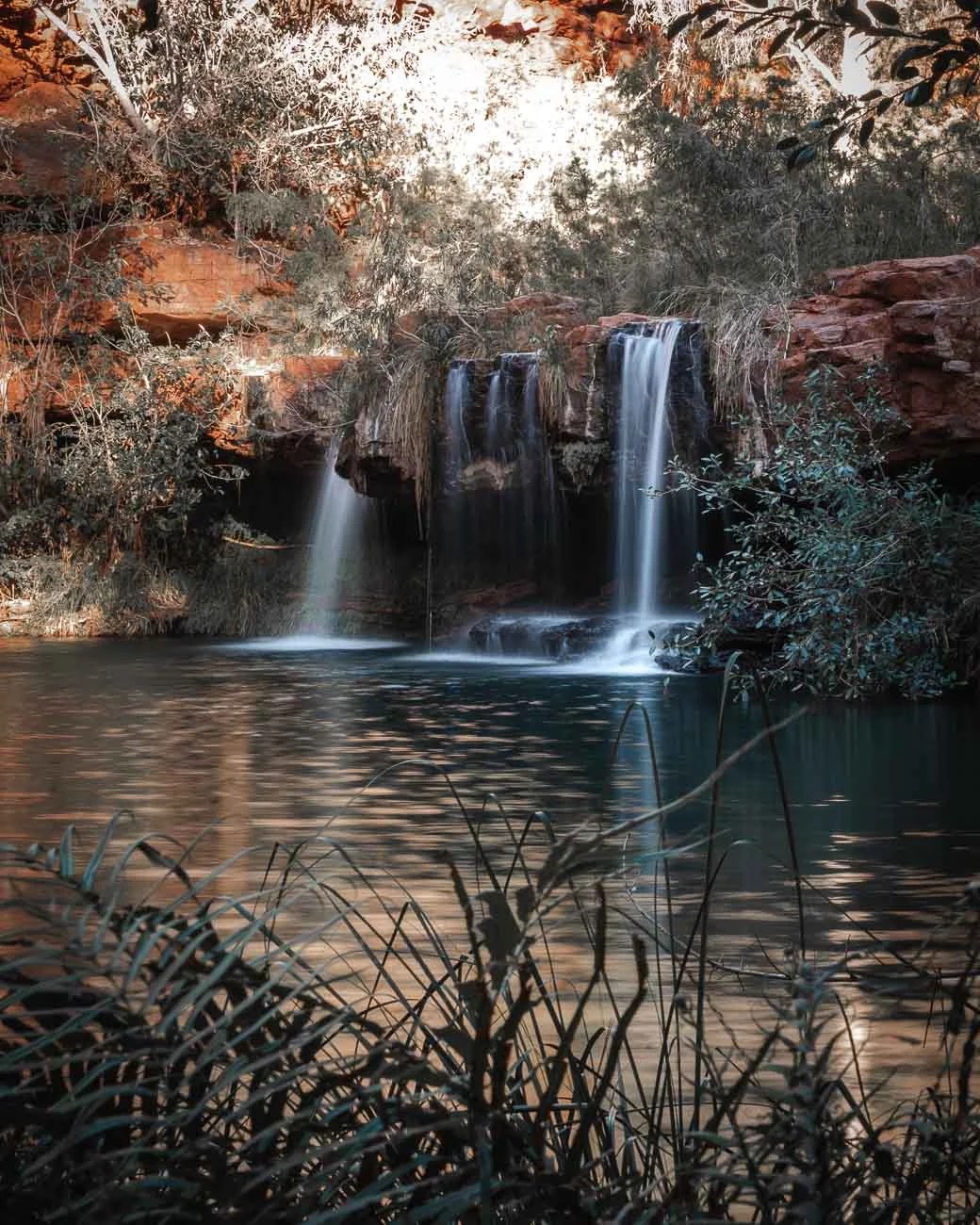 Karijini NP Fortescue Waterfall Karijini NP Fortescue Waterfall