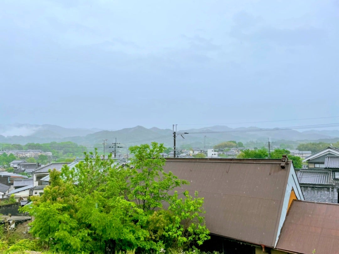 岩屋山古墳の墳丘からの眺め