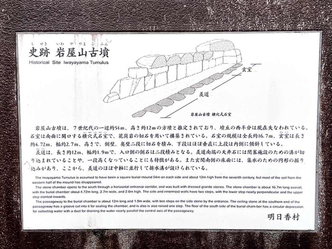 岩屋山古墳の説明板