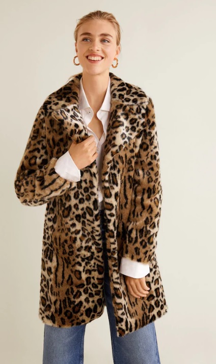 leopard coat - модное леопардовое пальто осень 2018
