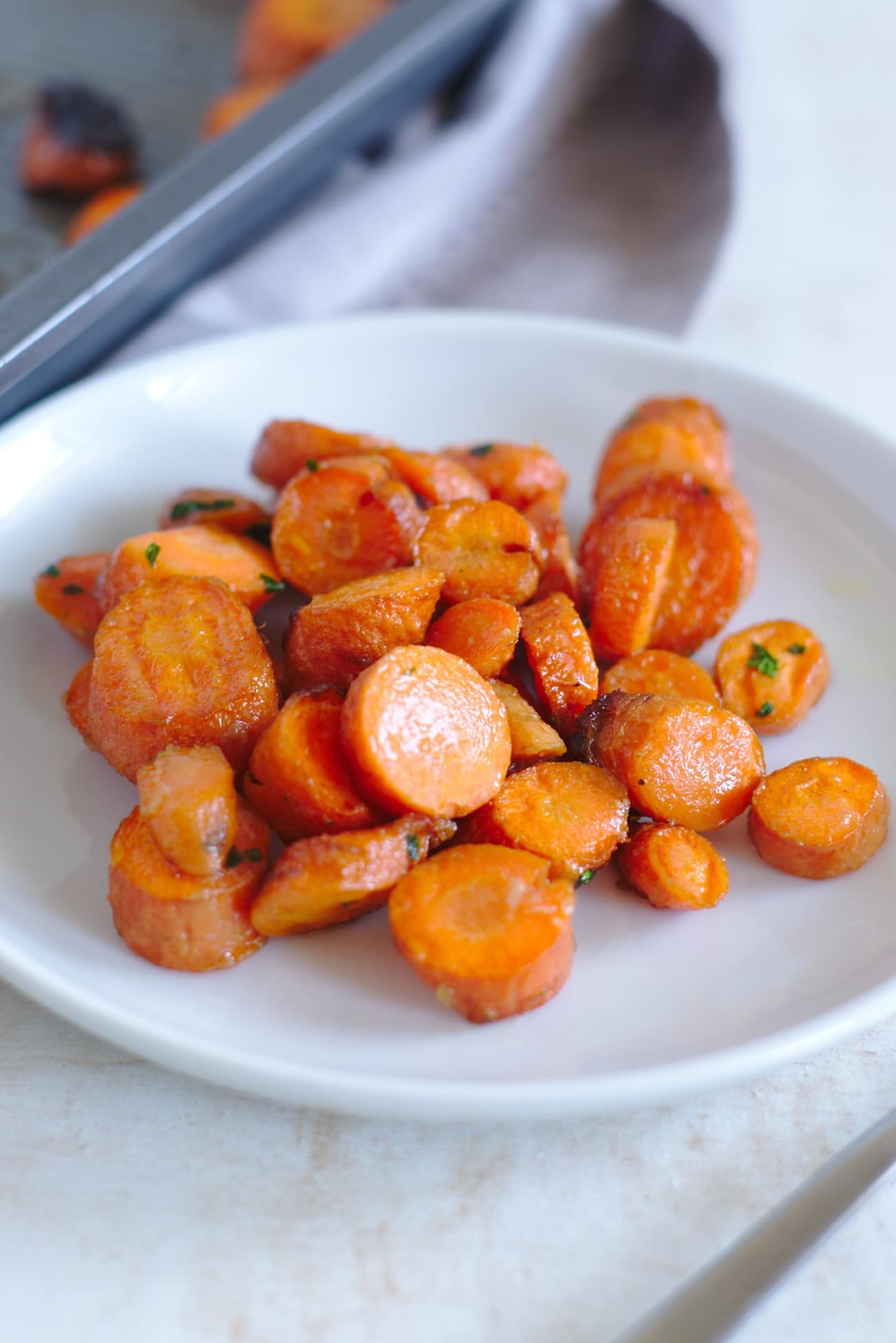 Maple Dijon Roasted Carrots