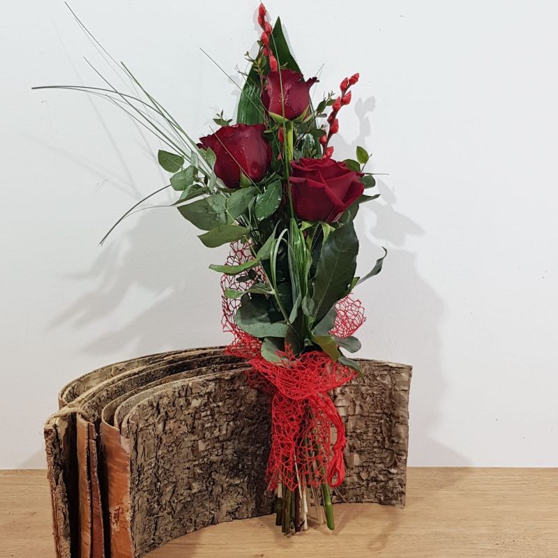 Ramo De 3 Rosas Rojas Telde Flor - Premium Geometric Wallpaper Gallery - 4K