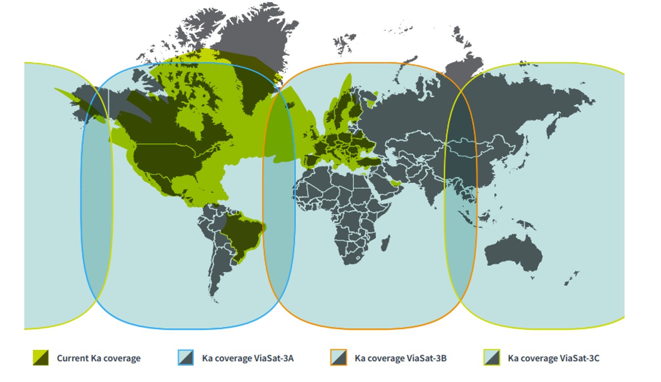 Singapore Airlines Inflight Wi Fi Mobile Guide The Viasat Coverage Map 