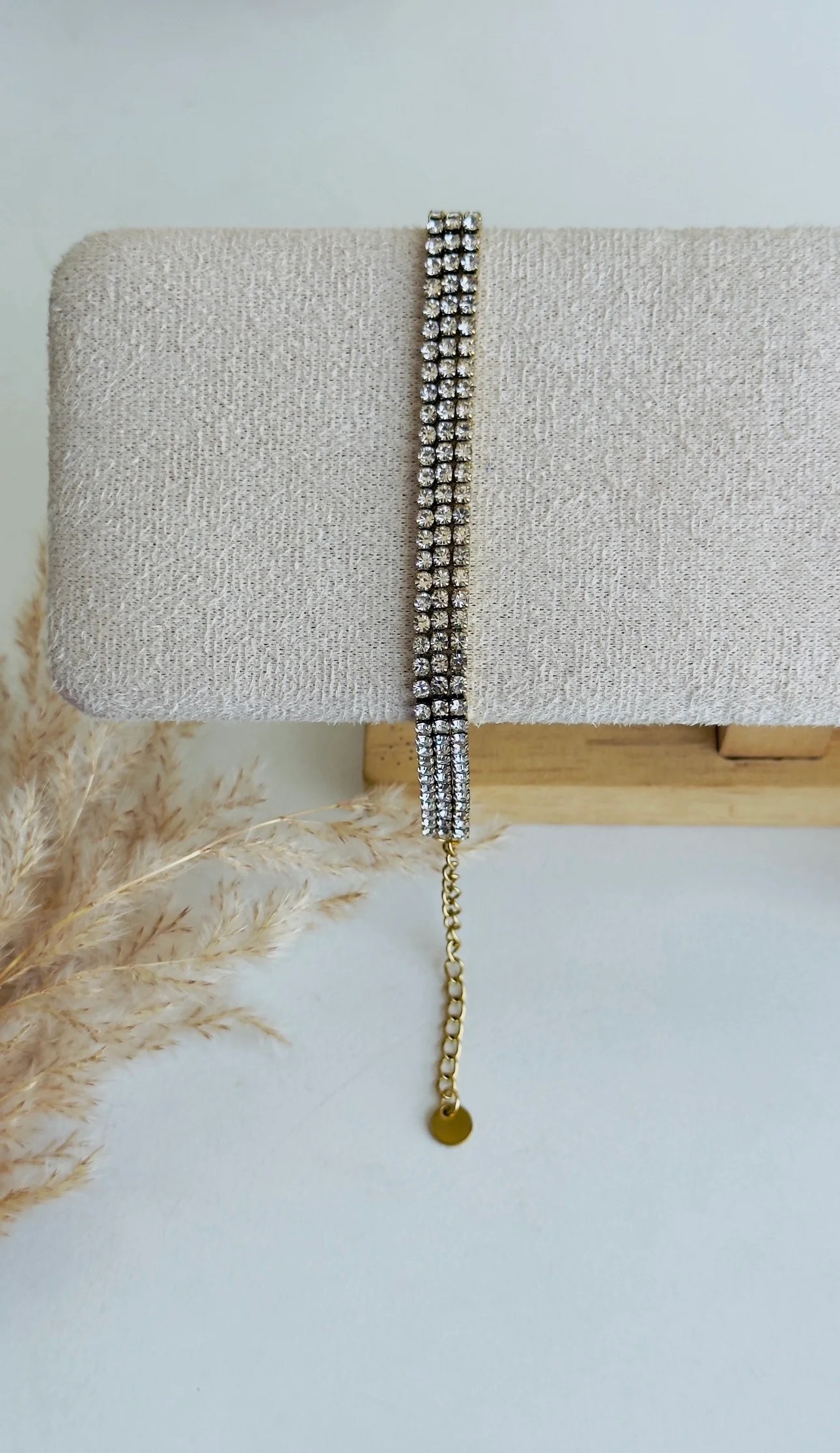 Layered tennis bracelet