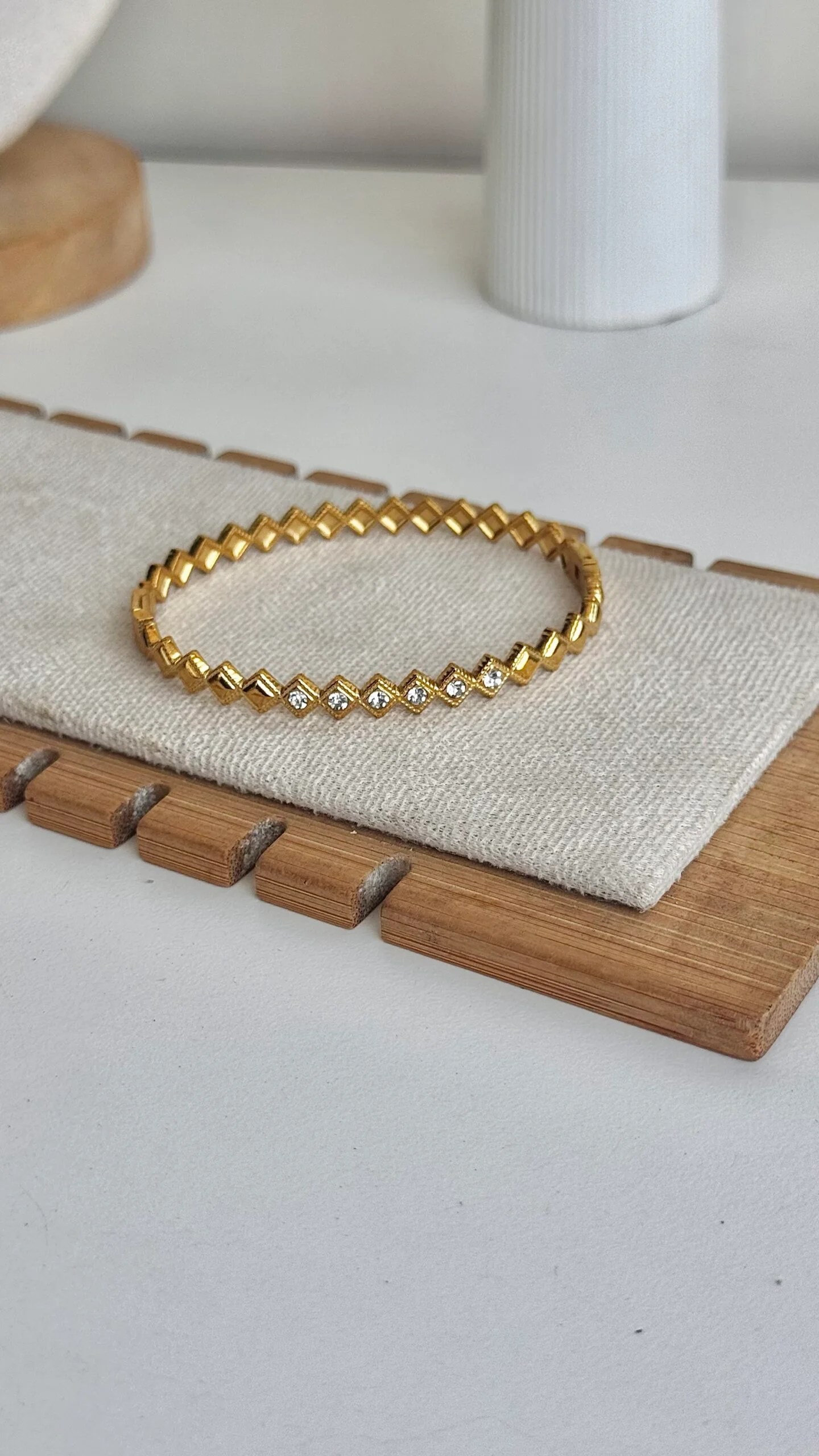 Diamond luxe bangle